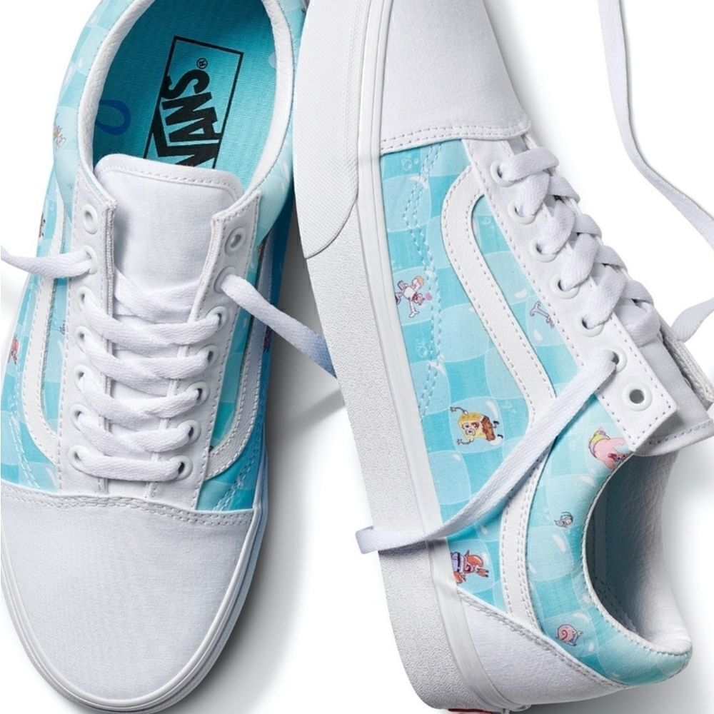 Vans Spongebob Old Skool Bikini Bubble Sneakers Shoes Sold Out Men 5 Women 6.5